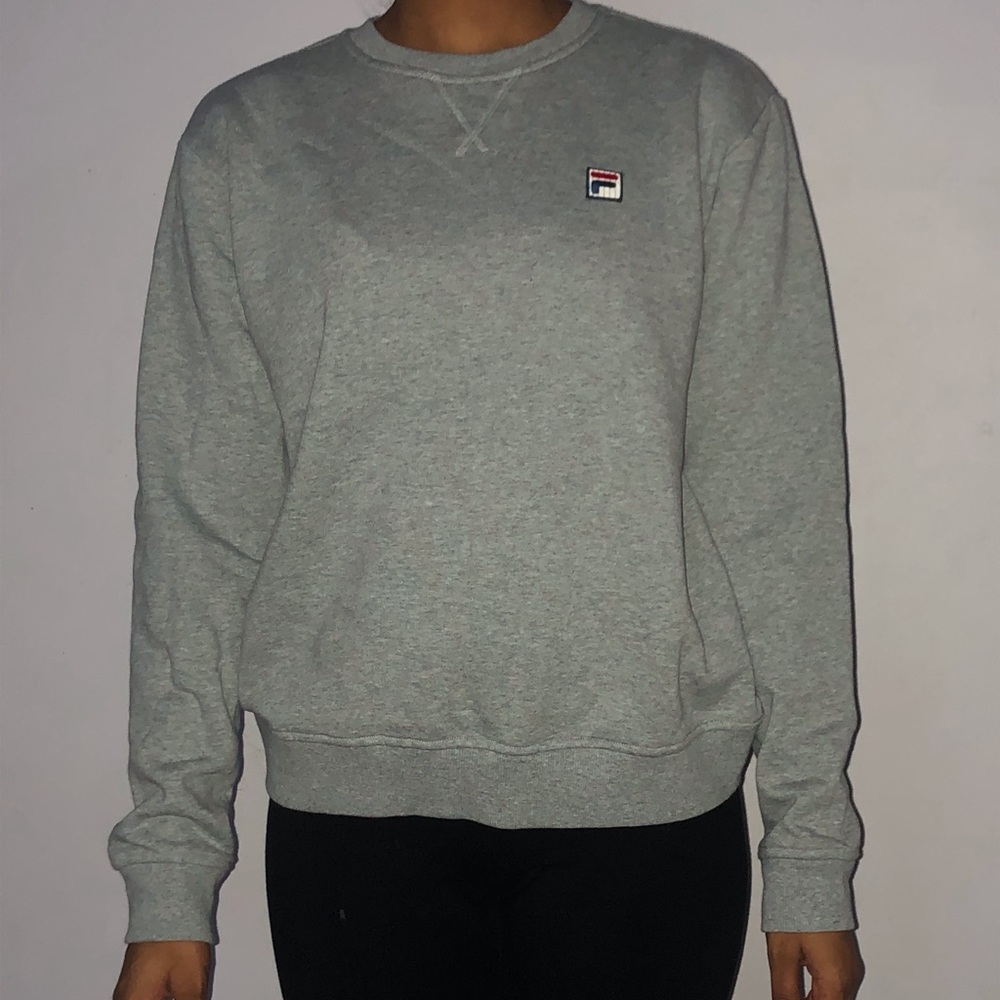 Fila grey long sleeve sweater/jumper